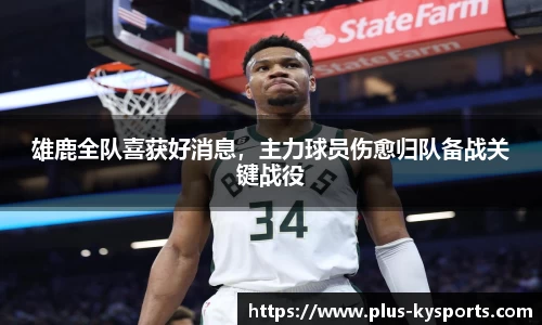 雄鹿全队喜获好消息，主力球员伤愈归队备战关键战役