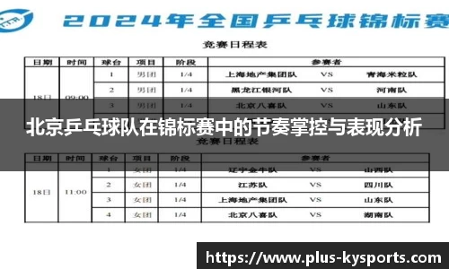 北京乒乓球队在锦标赛中的节奏掌控与表现分析