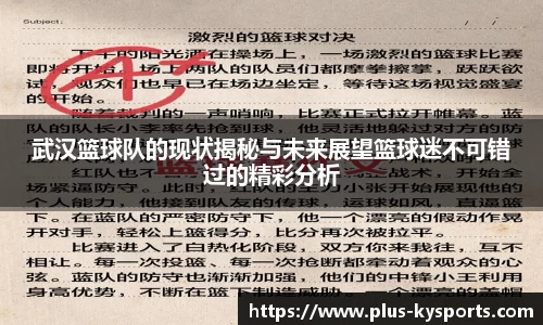 武汉篮球队的现状揭秘与未来展望篮球迷不可错过的精彩分析